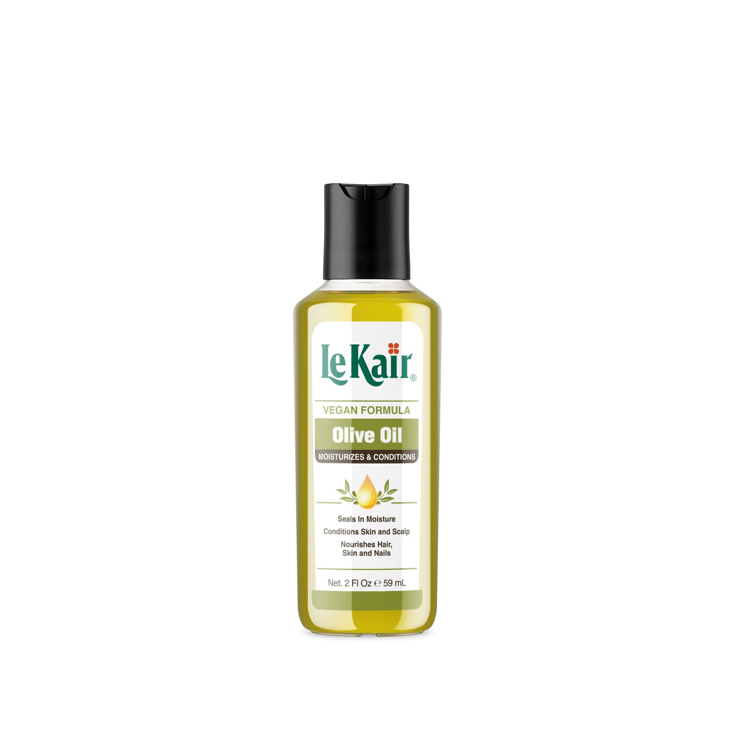 LeKair Olive Oil Vegan Formula Hair, Skin, & Nails Oil