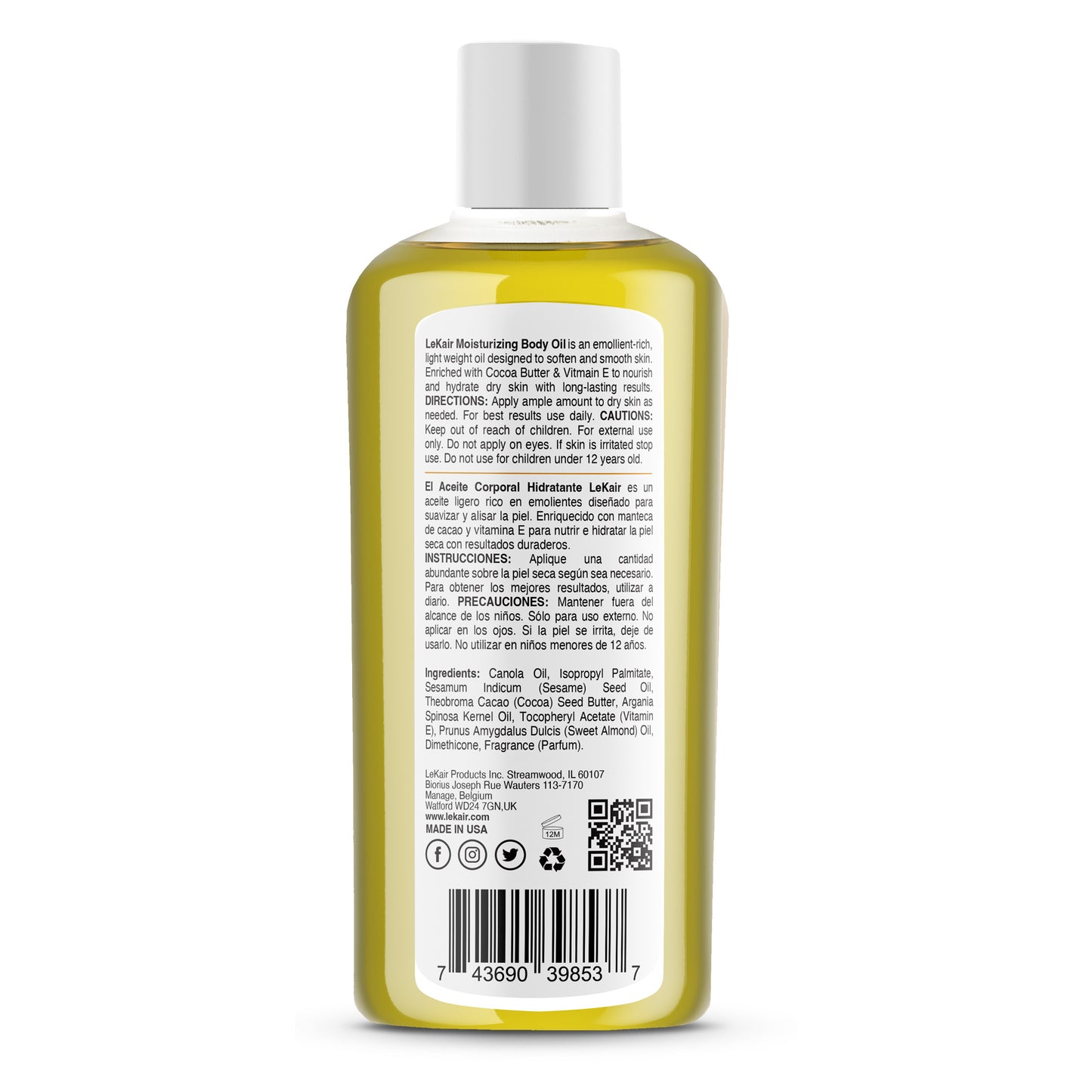 Moisturizing Body Oil