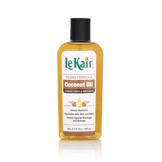 LeKair Coconut Vegan Formula Hair, Skin, & Nails Oil