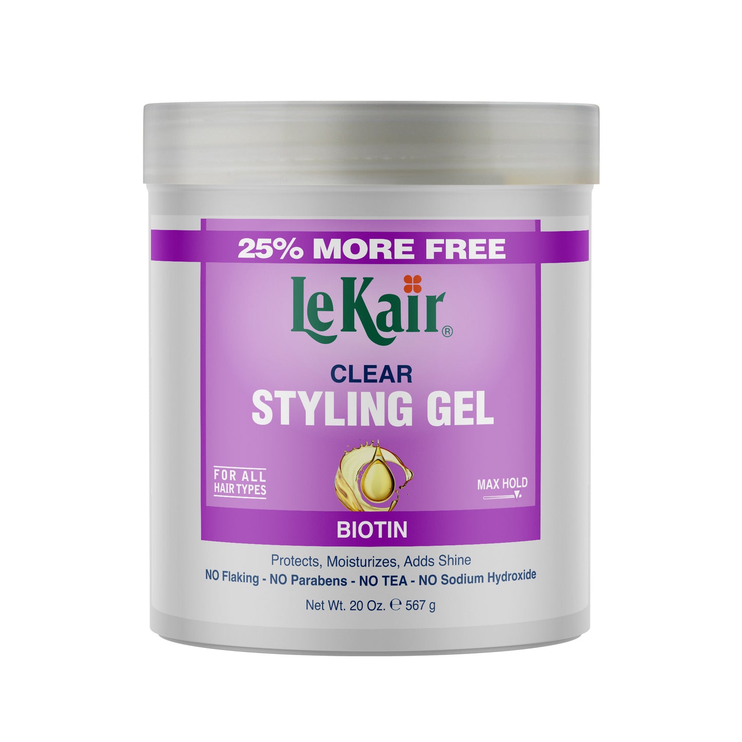 LeKair Clear Styling Gel with Biotin